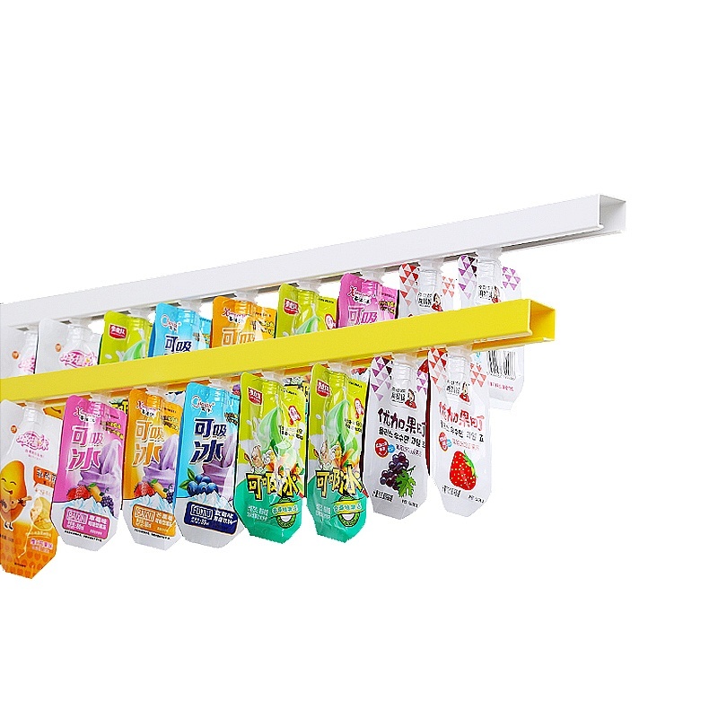 Customized Printing Stand up Spout Pouch with Guide Rail for Pouches Running in Filling Machine