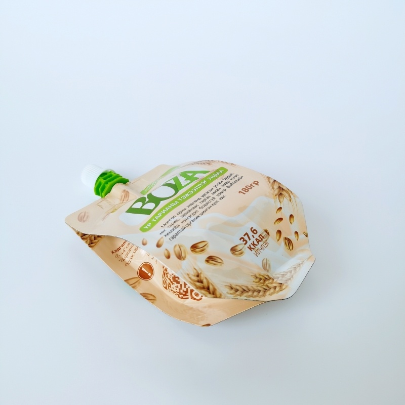 High Barrier Side Gusset Spout Pouch for Foods