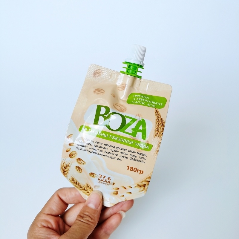 High Barrier Side Gusset Spout Pouch for Foods