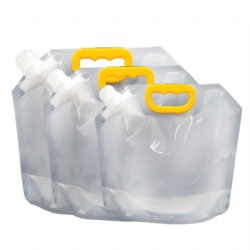 In Stock and Custom Color 1-5L Wine Water Spout Pouches
