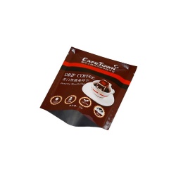 Small Size Drip Coffee Packaging Three Side Seal Pouches